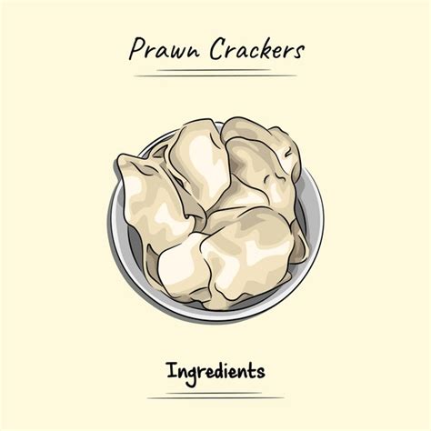 Crispy Prawn Crackers Over Royalty Free Licensable Stock