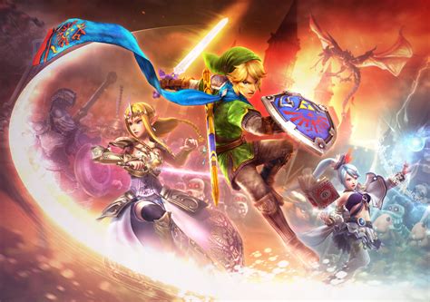 Link, Zelda, Lana (Hyrule Warriors), video games, The Legend of Zelda