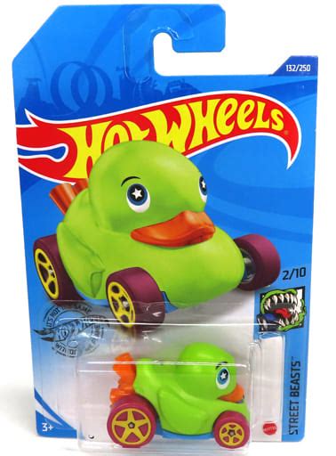 駿河屋 1 64 DUCK NROLL ライトグリーンオレンジバイオレット Hot Wheels STREET BEASTS GHF05 ホットウィールhotwheels