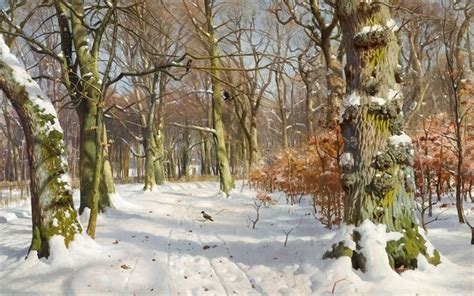 Download wallpapers danish artist, winter landscape for desktop free ...