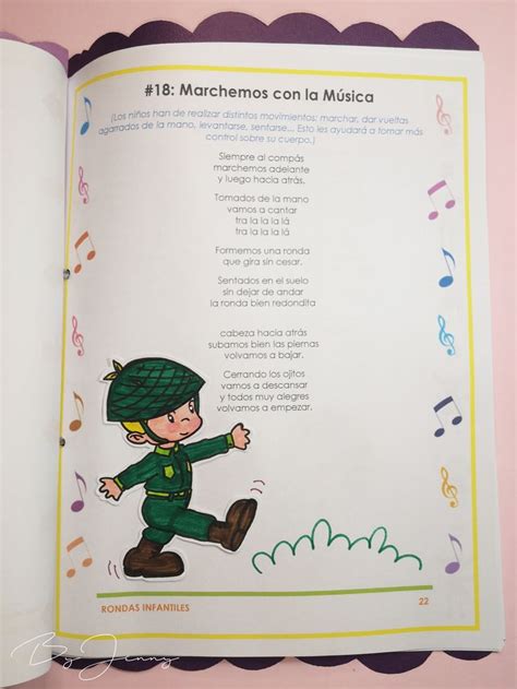 Lbum De Rondas Infantiles Con Ilustraciones Marchemos Con La