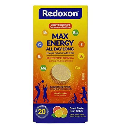 Redoxon Max Energy Sustained Energy Formula Helps Support Your Immune