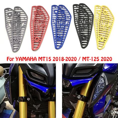 適用於雅馬哈 Mt 15 Mt15 2018 2019 2020 Mt 125 Mt125 摩托車進氣罩格柵保護罩配件 蝦皮購物