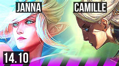 Janna Senna Vs Camille Jhin Sup Games Euw