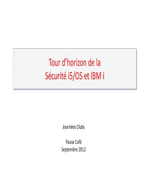 Remplissable En Ligne Tour Dhorizon De La Scurit I5OS Et IBM I