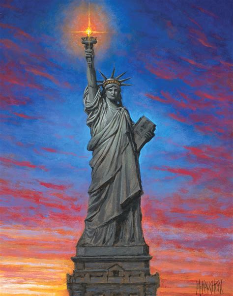 Liberty Remembered 11x14 Inch Litho Open Edition Mcnaughton Fine Art