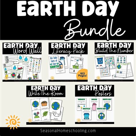 Earth Day Bundle Writing Earth Day Math Earth Day Activities