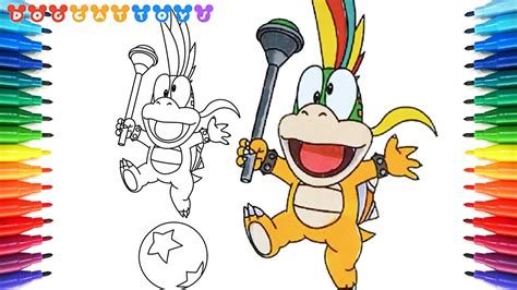 How To Draw Super Mario Bros Lemmy Of Koopalings 214 Drawing