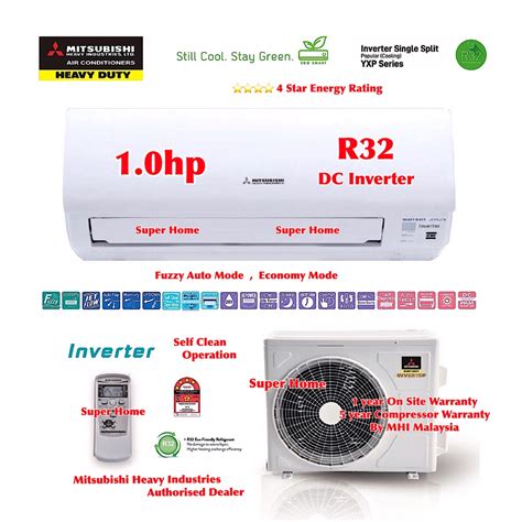 Mitsubishi Hp R Dc Inverter Aircond Srk Yxp Src Yxp Mitsubishi