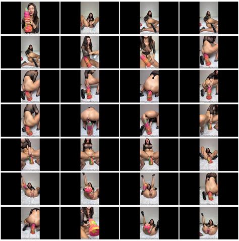 Sparkling Fishnet Fisting Gape Anal Prolapse Fuck Huge Dildo From Johnthomastoys