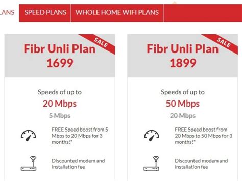 Pldt Home Fibr Plan99 Pldt Fibr Unli Plan 1299 Free Installation Modem