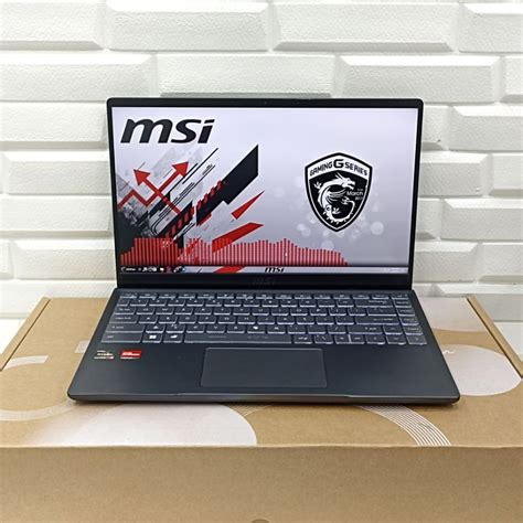 Jual Laptop Msi Modern B M Amd Ryzen U Gb Ssd Gb Likenew