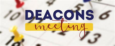 Deacons Meeting — FBC Lenoir