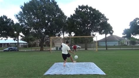 Slip N Slide Football Challenges Youtube