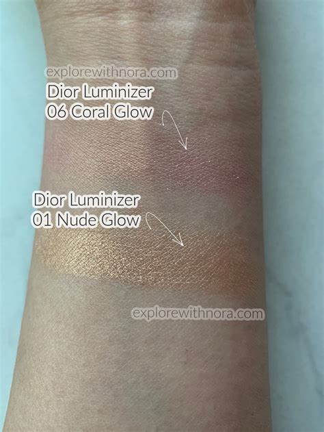 Dior Forever Couture Luminizer Nude Glow Coral Glow Highlighters