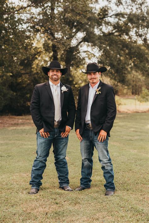 men's cowboy wedding outfit 2