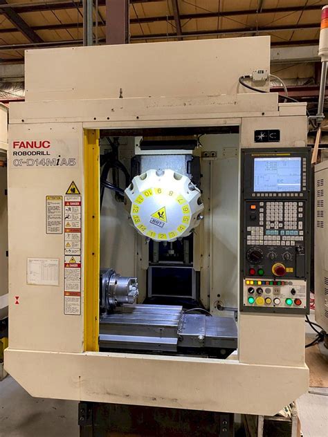 Fanuc Robodrill A D14MiA CNC Vertical Machining Center Tramar Industries