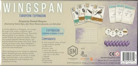 Wingspan: European Expansion Box Shot for PC - GameFAQs