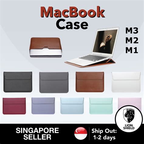 Sg Lionshield Macbook Air Pro M M M Pu Leather Laptop Case