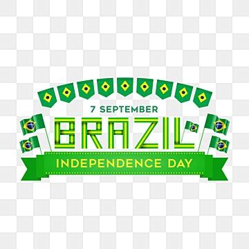 Brazil Independence Vector Png Images Ribbon Green Yellow Independence