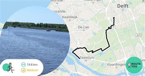 Tevoet Wandelroute E Delft Maassluis Recreatieve Wandelroute