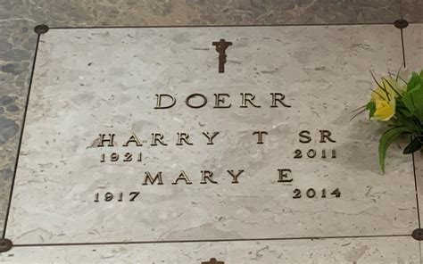 Harry Thomas Doerr Sr 1921 2011 Mémorial Find a Grave