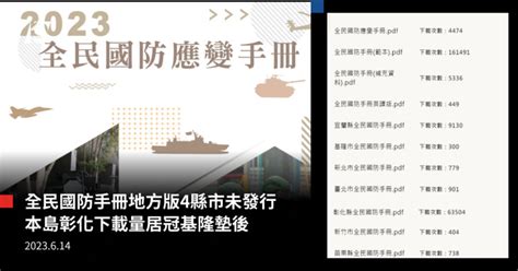 新版全民國防應變手冊 區分平時準備及戰時應變 ｜ 公視新聞網 Pnn