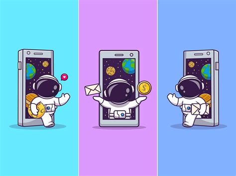 Astronaut Phone Space🧑🏻‍🚀📱 on Behance