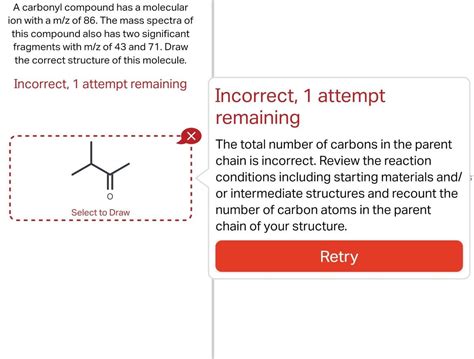 Answered A Carbonyl Compound Has A Molecular Ion Bartleby