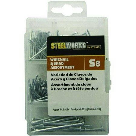 Hillman Wire Nail Brad Assortment Kit 130207 Zoro