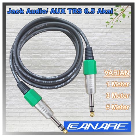 Jual Juan Kabel Audio Jack Aux Trs Akai Stereo Mm Japan Standard