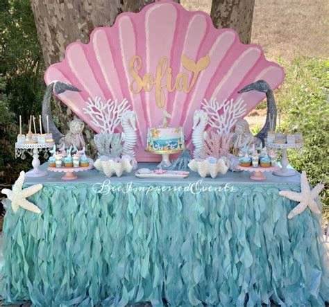 Mermaid And Under The Sea Theme Birthday Under The Sea Party