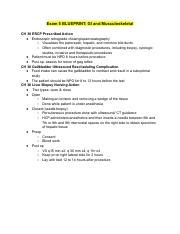 Medsurg Exam Pdf Exam Blueprint Gi And Musculoskeletal Ch