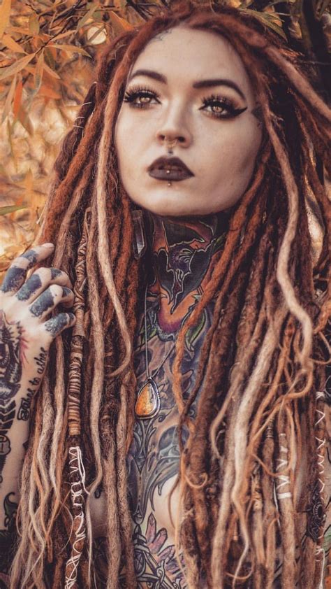 White Girl Dreads Dreads Girl Red Dreads Beauty Tattoos Girl