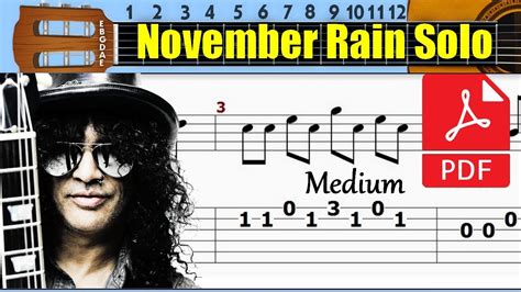 November Rain Solo Guitar Tab II