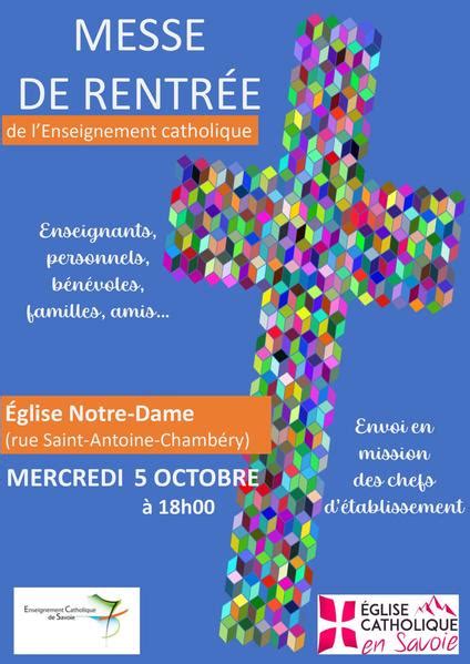 Messe de rentrée de l Enseignement Catholique