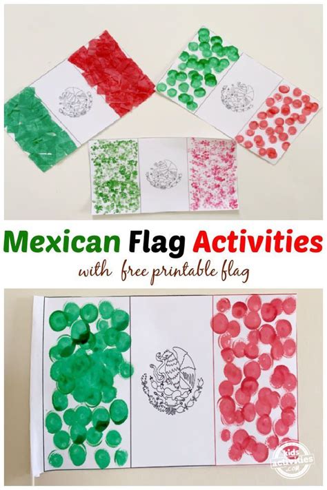 3 fun mexican flag crafts for kids with printable flag of mexico – Artofit