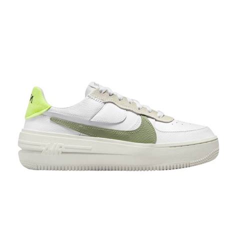 Nike Air Force Plt Af Orm White Oil Green Fj Solesense