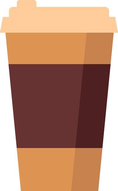 Premium Vector Paper Cup With Hot Drink Coffee Tea In Flat Style