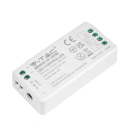 V-TAC VT-2431 Controller kabelloser Dimmer für einfarbigen LED-Streifen ...