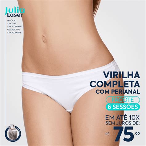 Virilha Completa Perianal Pacote Sess Es Julia Laser