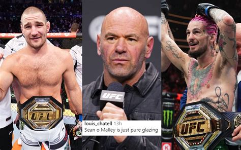 Sean Strickland Just Pure Glazing Dana White Roasted By Fans For