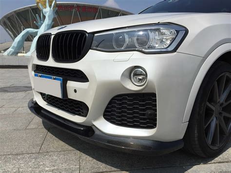 Carbon Fiber X4 F26 Front Bumper Lip Splitter Chin For Bmw X4 F26 M