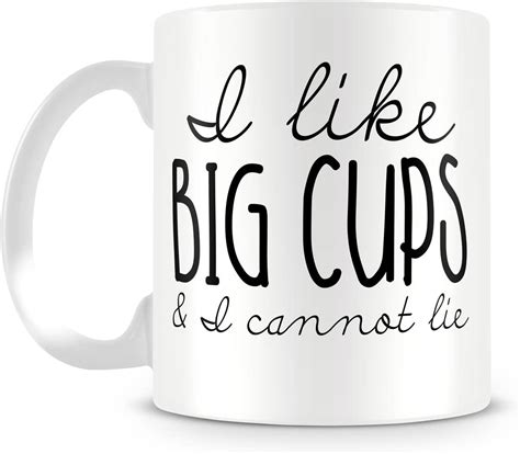 I Like Big Cups And I Cannot Lie Funny Mug 11oz Ceramic