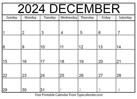 December 2024 Calendars | Free Printable Templates