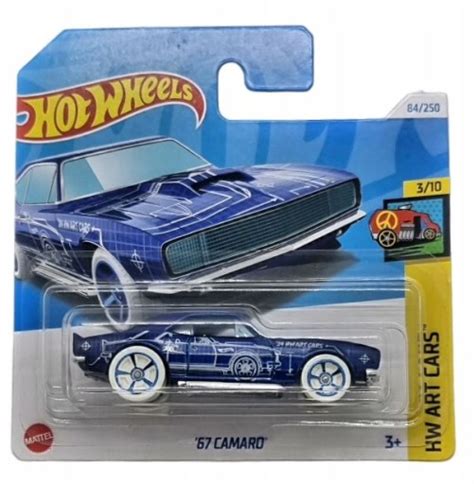 Hot Wheels Samochodzik 67 Camaro biało niebieskie 5785 HTB74 15487185248 Allegro pl