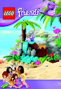 Руководство ЛЕГО set 41041 Friends Маленький рай Черепахи