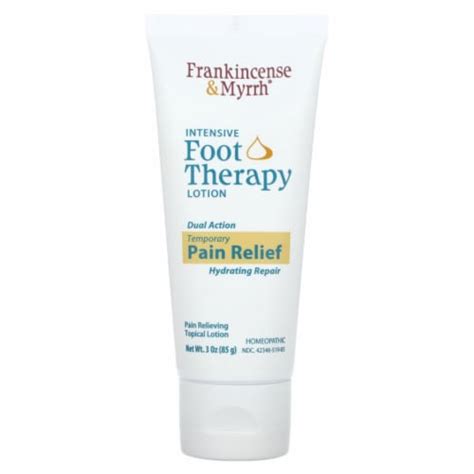 Frankincense Myrrh Foot Pain Relief Lotion Intensive Foot Therapy