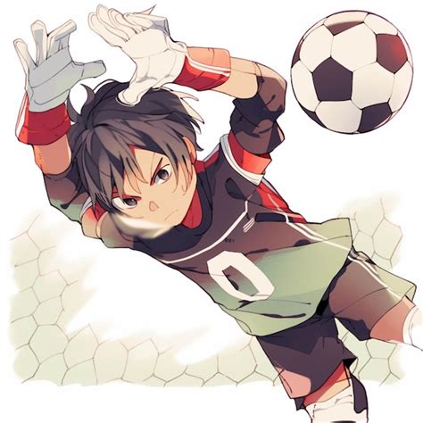 Anime Guy Play Football