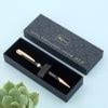 Buy Send Personalized Black And Rose Gold Ball Pen Online IGP